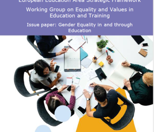 Capa da publicação "issue paper on gender equality in and through education