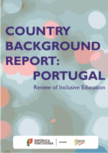 Manual - COUNTRY BACKGROUND REPORT:  PORTUGAL Review of Inclusive Education