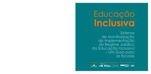 Sistema de Monitorização da Implementação do Regime Jurídico da Educação Inclusiva - Um Guia para as Escolas